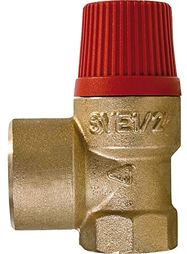 Caleffi Membran Sicherheitsventil Überdruckventil Heizung 1/2“ x 3/4“ - 2,5 bar