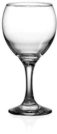 Stemmed Crystal Clear Chardonnay Red Wine Glass, Set of 4, 12 oz