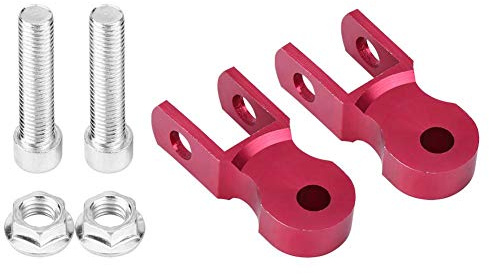 2 Stücke Universal Motorrad Stoßdämpfer Höhe Verlängerung Extender Riser Verjüngung Universal Motorcycle Rear Shock Absorber Riser 5cm für ATV Quad Motorrad Motor Pit Dirt Trail Bike (167g)