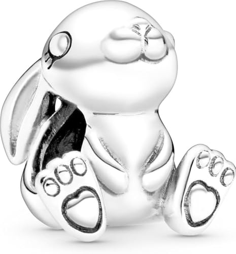 Pandora Rabbit Charm 798763C00 Frau Silber.