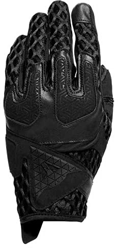 Dainese Air-maze Unisex Gloves Guantes de moto de verano, tejido de malla, protectores en los nudillos, pantalla táctil Unisex adulto