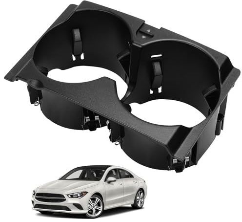 FanPaYY Getränkehalter Mittelkonsole Becherhalter Car Center Konsolenbecherhalter Wasserbechersitz Kunststoff für E-Klasse W212 S212 Kaffeehalter Cup Holder A2126800110, Schwarz