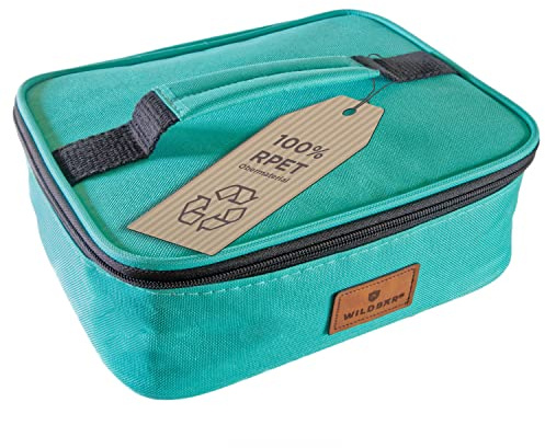 Wildbär Isoliertasche - Perfekte Kühl- & Wärmeaufbewahrung - Passend für Brotdosen, RPET, 26x21x9 cm