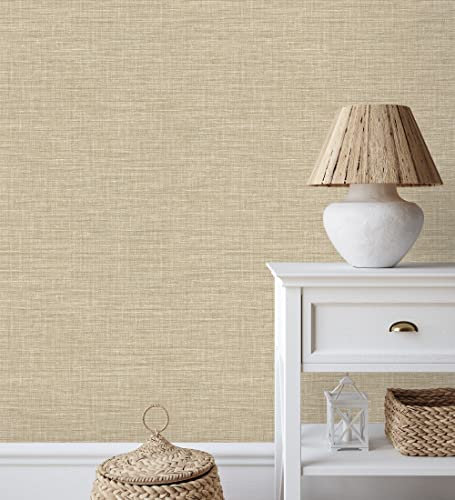 GAULAN 679734 Papier peint vinyle écologique effet texture textile en relief pour mur salon cuisine bain chambre salle à mange tête de lit - Rouleaux de 10 m x 0,53 m