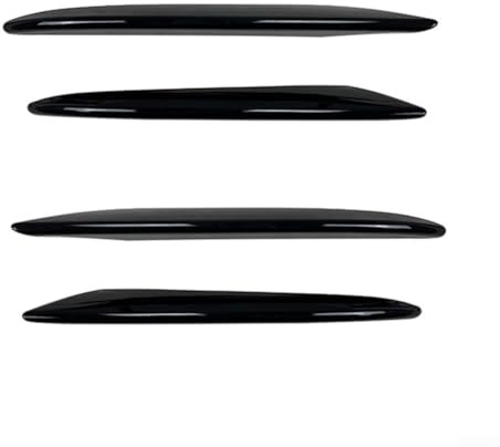 RANRAO Auto Frontstoßstange Nebelscheinwerfer Trim Lip Splitter Spoiler Aufkleber für Mercedes, für Benz E-Klasse W213 Auto Frontstoßstange Lippe Splitter Nebelscheinwerfer Trim, 0912008