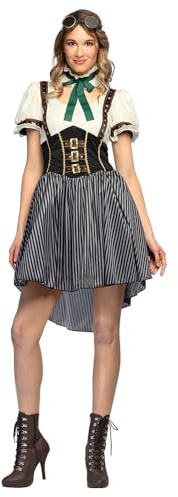 Boland - Disfraz de Dama Steampunk para adultos, disfraz para carnaval, fiesta tematica y JGA, disfraces carnaval damas