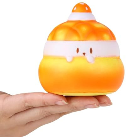 Anboor Squishy Slow Rising Squishies Puff Toy Niedliches Kawaii Tier Squishy Katzenspielzeug, Stressabbau Essen Squeeze-Spielzeug für Kinder und Erwachsene, Geburtstagsgeschenk