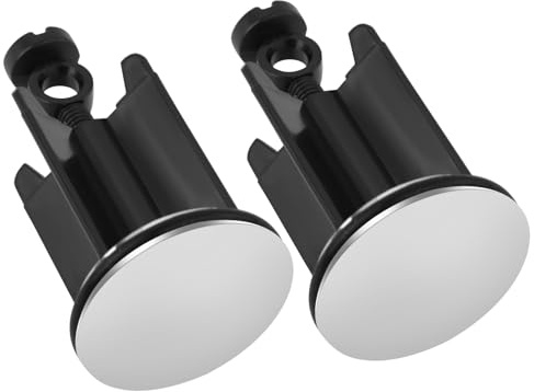ALLOMN Waschbeckenstöpsel, universal, 40 mm, Badezimmer, Pop-Up-Waschbeckenstöpsel, Ersatz-Ablaufstopfen, höhenverstellbar, rund, Ablaufstopfen für Badezimmer, Küche, alle Standard-Waschbecken, 2
