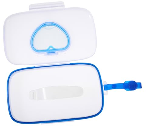 SHOWERORO Feuchttücher Kasten Tragbar Aus Pp Mit Silikondichtung Für Feuchttücher Einhand Bedienung Staubschutz Für Kinderwagen Und Outdoor Aktivitäten
