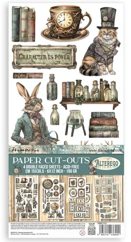 Stamperia SBBCT03 Paper Cut-Outs, Assorted, One Size