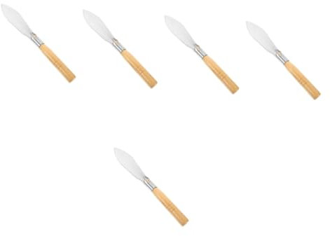 YARNOW 5 Pièces Outils De Jardinage Pelle De Jardinage Outils De Plantation Petites Pelles pour Le Truelle à Main Pelle à Main pour Le Mini-Pelle Bêche De Jardin Bois