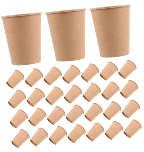 VICASKY 100stücke Verdickte Pappbecher Für Junge Mädchen Bastelmaterialien Diy Papierbecher Zum Selbermachen Leer Für Kunst Und Handwerk