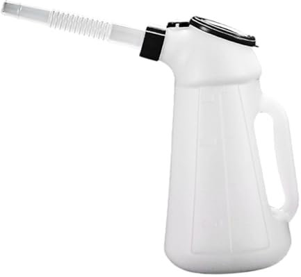 Luwecf Contenedor de aceite con boquilla, dispositivo de medición para lubricantes en bicicletas, 2l 26 Cm