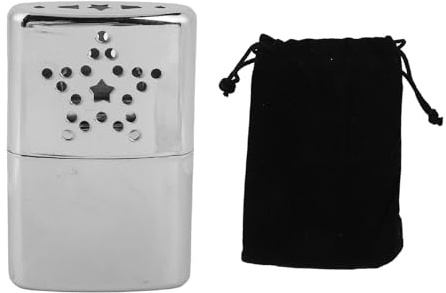 Aluminiumhandhand Wärmerer Schneller Heizheizung Handwärmer 6-12 Stunden Nachfüllbarer Taschenwärmer mit Kraftstoff für Outdoor -Aktivitäten