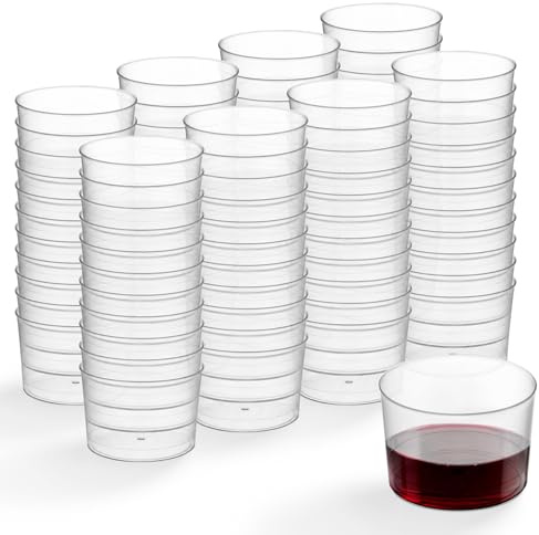 Maxi Products - 480 Vasos Chiquito Plástico Reutilizables - 210 cc - Vasos Reciclables - Vasos Chiquito - Fiestas, Eventos y Celebraciones - VASO CHIQUITO POSTRE