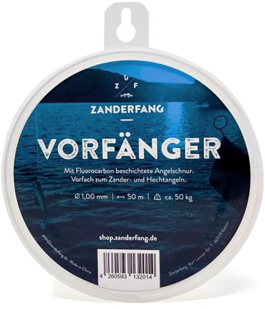 Zanderfang Fluorocarbon Vorfach 50m – Raubfisch Vorfachschnur