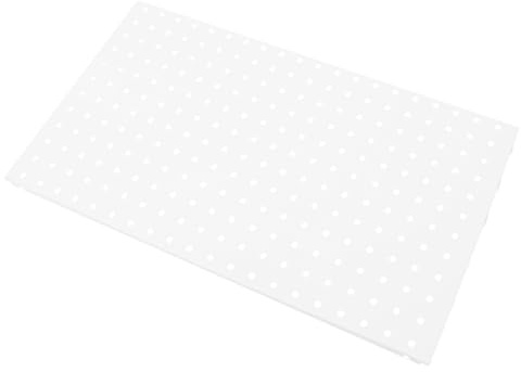 Pannello Pegboard Metallico Bianco per Garage e Officina