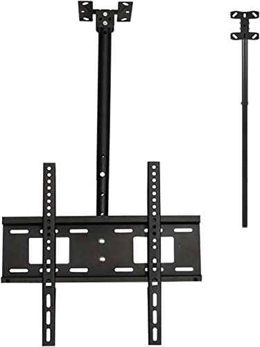 Supporto TV sospeso, Supporto TV soffitto Multifunzione, Supporto TV soffitto Girevole e inclinabile a 360°, Adatto alla Maggior Parte dei televisori LCD a Schermo Piatto e curvi 32-55 Pollici. Suppo
