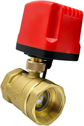 Motorisierter Kugelhahn 1/2 3/4 1 1-1/2 2 Ip65 Wasserdichter Motorisierter Kugelhahn 220v 12v 24v Elektrischer Kugelhahn Aus Messing Mit Großem Drehmoment Metallmotor, 24vdc_cr02, DN25