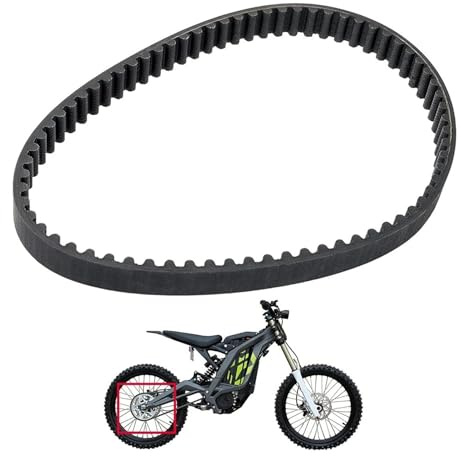 Belt Transmission Electric Dirt Bike Drive Belt For Surron For Light For Bee X For Surron X160 X260 Primary Belt 560-8M Rubber Motorcycle Accessories High Drive Belt(1piece)