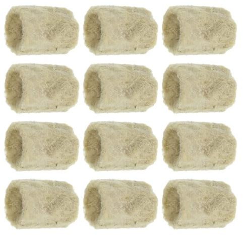 Sewroro 50 Stück Substrat Pflanzstecker für Erdlosen Indoor Anbau Zylindrisch mit Hohem Wasserhaltevermögen Hydrokultur Starterstecker für Gemüse Blumen im Garten und Balkon