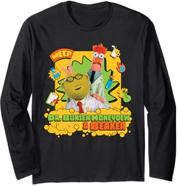 Disney The Muppets Bunsen & Beaker Muppet Labs Photo Long Sleeve T-Shirt