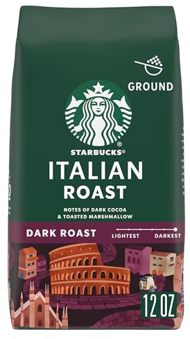 Café moulu Starbucks, torréfaction italienne, 340g
