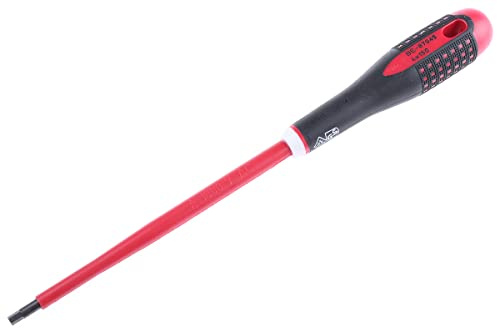 Bahco BE-8704S Ergo Insulated Screwdriver for Hex Head Screws, Multi-Colour, 197 mm