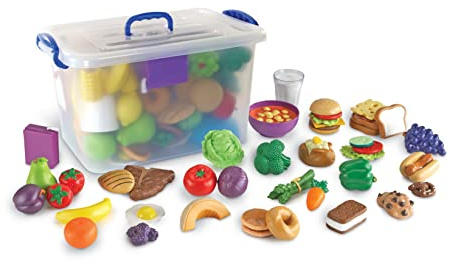 Learning Resources Set di Cibo Giocattolo da Classe New Sprouts