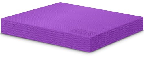 Yes4All Balance Pad, Nonslip TPE Foam Balance Pad with Upgraded Sizes - L, XL, XXL Balance Mat for Fitness, Yoga & Stability Training - Multicolor Options - L, Purple