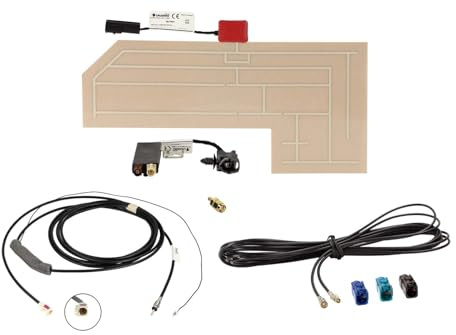 Glas- / Folien- / Stossstangenklebeantenne - AM/FM, DAB+ Kit - SMB, SMA, DIN, FAKRA - 65-7677950-1