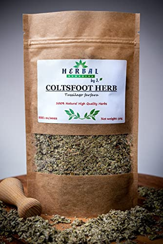 Coltsfoot Tea Pure Loose Leaves - Lungs Detox Cough Relief - Tussilago - Herbal Remedies by J. - Podbial lisc