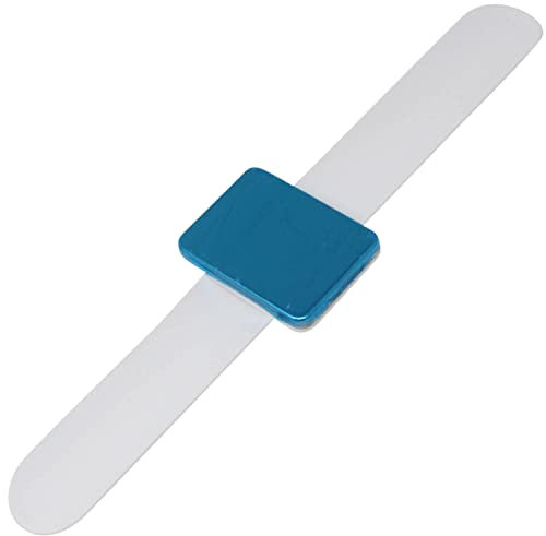 BIG-SAM Kurzwaren & Handarbeitsartikel Magnetisches Nadelkissenarmband fürs Handgelenk (Weiß)