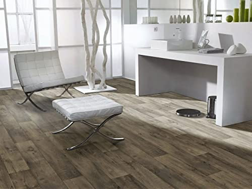 PVC Bodenbelag Vinylboden in ausdrucksvoller Holz Art, Zuschnitt (2m breit, 2,5m lang)