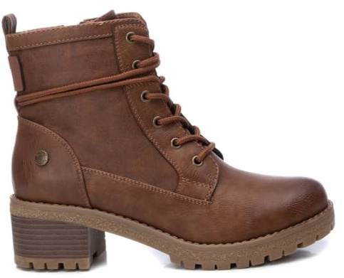 REFRESH - Botín Mujer Camel - Calzado Cómodo y Versátil - Moda casual - Modelo 17014502 (Talla 38)