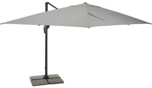 Gruppo Maruccia Ombrellone Bar e Giardino a Braccio Laterale - Struttura in Alluminio Rinforzato - Telo in Poliestere ad Alta Protezione Solare - Uso Domestico e Professionale (3 x 4)