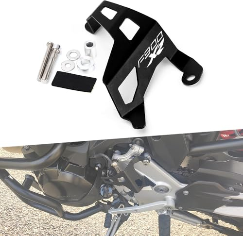 Modeer Kompatibel mit F900XR 2020-2025 Motorrad CNC Schutz für den Quickshifter Schalthebel Abdeckung Fallschutz f900 XR Zubehör (Schwarz)