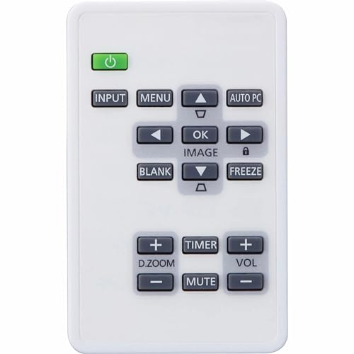 Leankle Télécommande LV-RC08 pour projecteurs Canon LV-S300, LV-WX300, LV-WX300ST, LV-WX310ST, LV-X300, LV-X300ST, LV-X310ST, LX-MH502Z, LX-MU500Z, LX-MW500