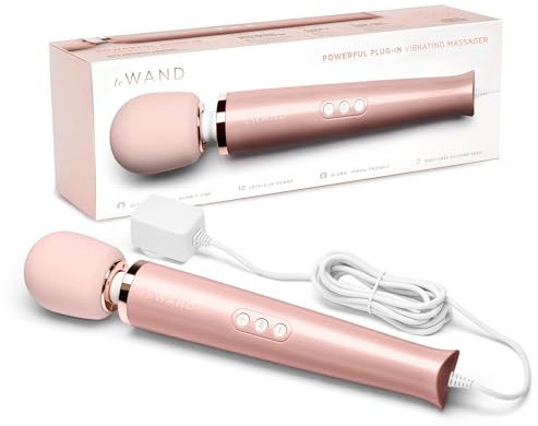 Le Wand Powerful Plug-In-Vibrationsmassagegerät, Rosa, 34 cm