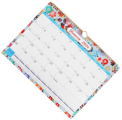 Gogogmee Wandkalender Zum Aufhängen Monatskalender Familienkalender Hängekalender Für Termine Notizen Zimmerkalender Für Täglichen Gebrauch
