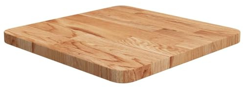 ShGaxin Tablero de Mesa Cuadrada Madera Roble marrón Claro 40x40x2,5 cm, Tableros para Escritorios, Tableros para Mesas De Comedor - 343028