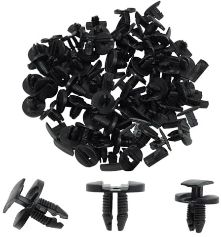 Clip Di Fissaggio Per Auto, Clip Per Parafango In Plastica Universale, Set Di 50 Clip Di Fissaggio Parechocs, Compatibile Con Jumpy Berlingo C3 C4 C5 C6, Fender Clip Di Fissaggio
