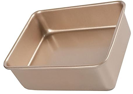 FUNNETOYU 1pezzi Teglia Da Forno Quadrata in Acciaio Resistente Antiaderente Stampo Per Pane e Torta Pratica e Facile Da Pulire Adatta Per Dolci e Pane