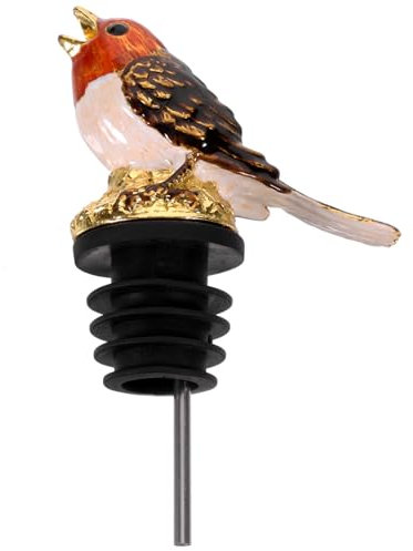 NAMOARLY Weinausgießer Vogel Design Ausgiesser Zinklegierung Flaschenverschluss Und Dekanteraufsatz Wiederverwendbar Für Wein Öl Und Sauce Praktisches Haushaltszubehör