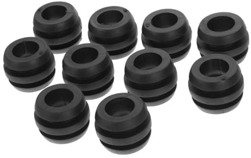 YARNOW 16 Stück Fußball -Tisch -Gummi -Pass Fußballlagerstangen Stoßstangen für Kickertische Stoßstange für Tischkicker Fußball-Stoßstangenpolster Plastik Black