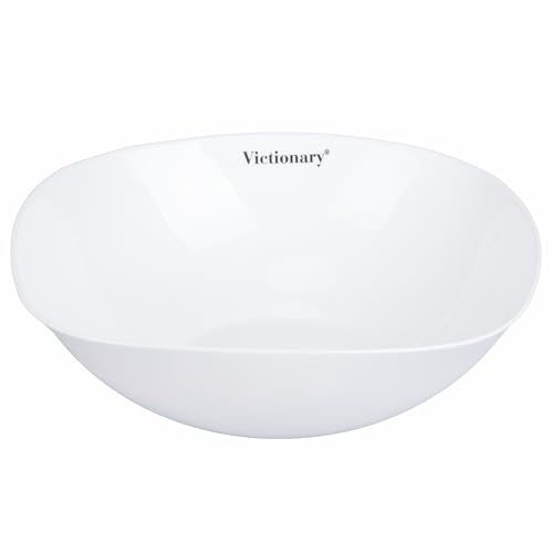 Villa d'Este Home Tivoli 1996 Victionary - Juego de 3 ensaladeras cuadradas de 25 x 25 cm de vidrio opalino