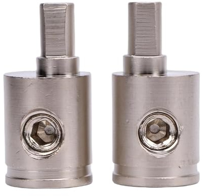 ARTOCT 1 Pair Brass Amp Input Reducers Car Sound Amplifier Wire Terminal Connectors for Vehicle Sound Systems (0GA to 4GA)