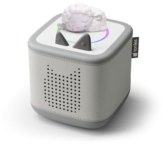 tonies Toniebox 2 Bundle Incl. 1 Schlummerbande Schlummerschaf im Zauberwald, Mondgrau, Audioplayer für Hörbücher, Lieder, Einschlafen und Tonieplay für Kinder