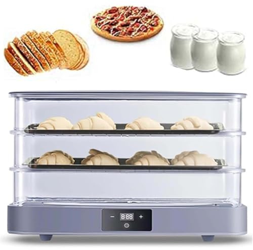 Scatola per la lievitazione del pane professionale da 40 litri, lievitatore per impasto a temperatura regolabile per uso domestico - Fermenta pizza, lievito madre, yogurt, natto, sapone - Lievitazio