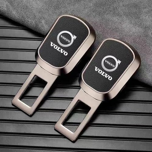 JsjjQf 2 Pezzi Prolunga Cintura Sicurezza Auto per Volvo V40 V50 V60 V70 V90,Fibbia della Cintura Fermo Disattivazione dell'Allarme Cintura di Sicurezza,B-Normal